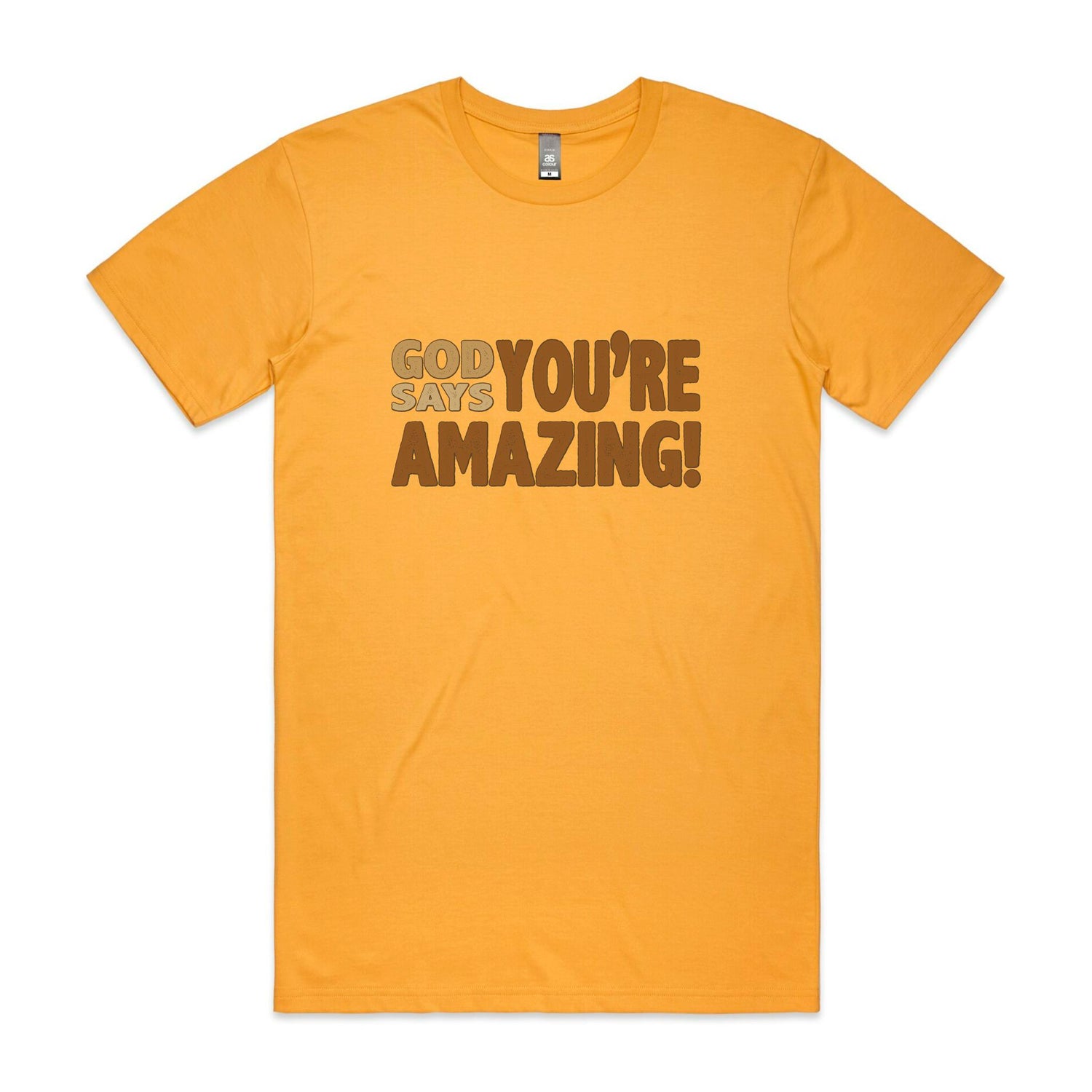 God says you're amazing Men's staple tee from God Speaks Back