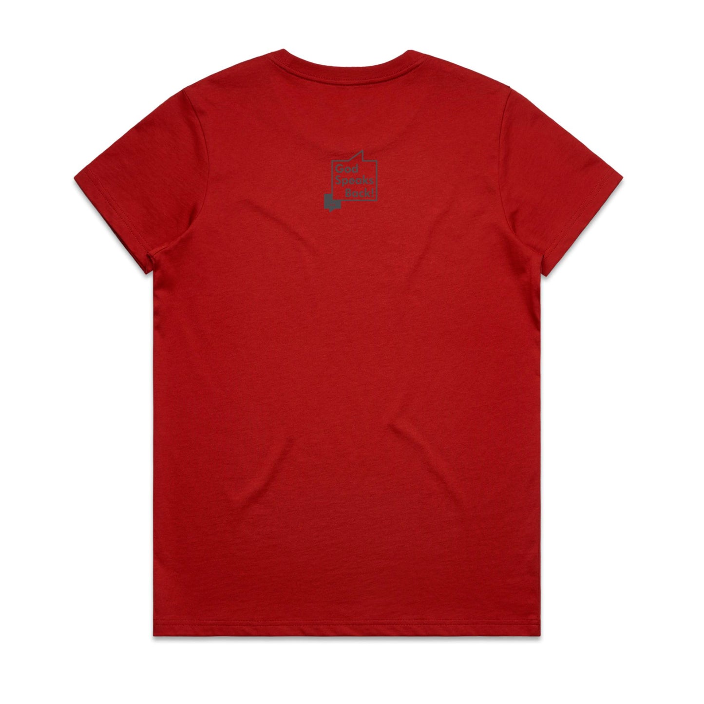 God says you're amazing Women's maple tee from God Speaks Back