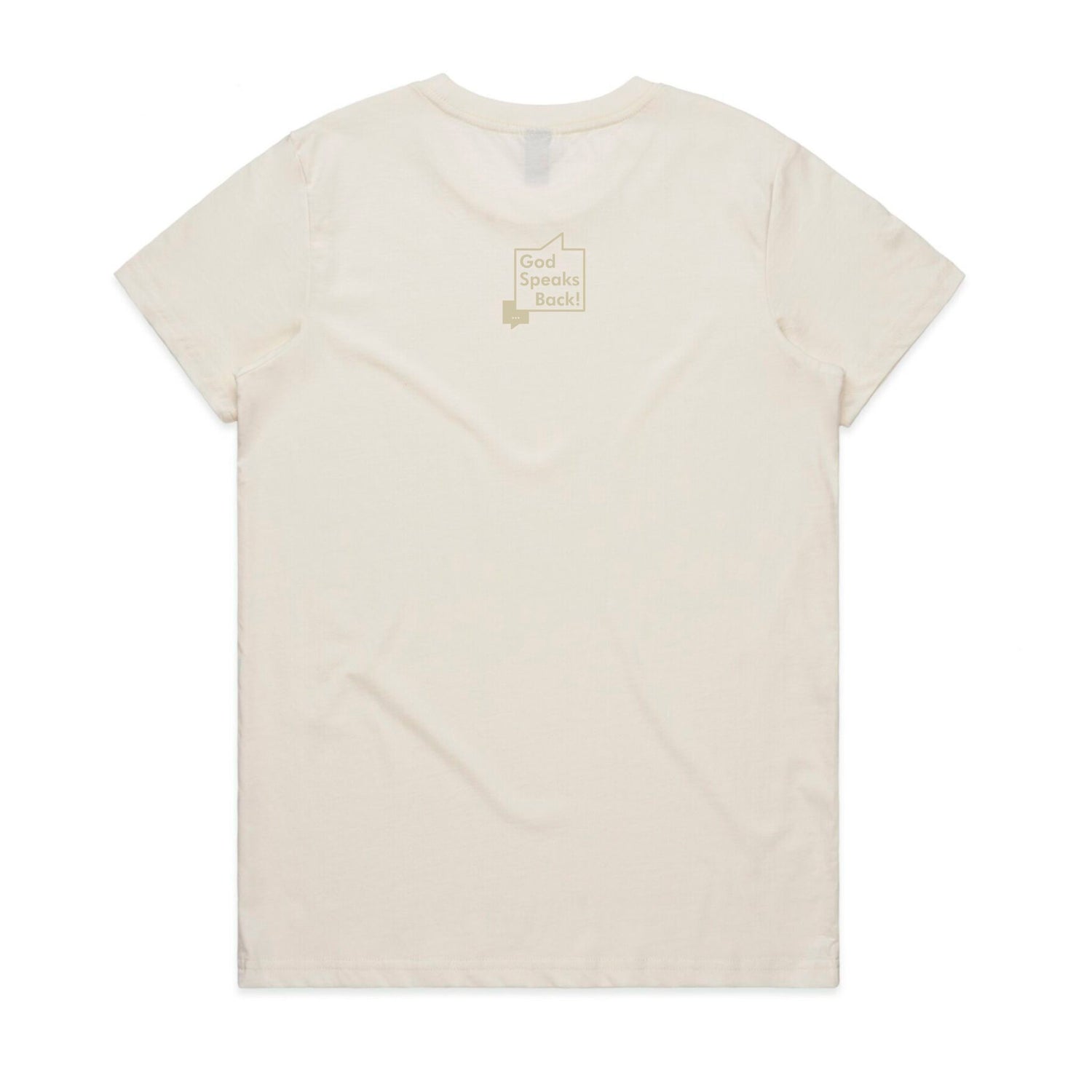 God says you're amazing Women's maple tee from God Speaks Back