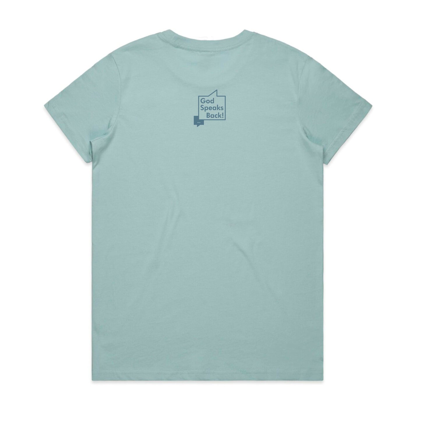 God says you're amazing Women's maple tee from God Speaks Back