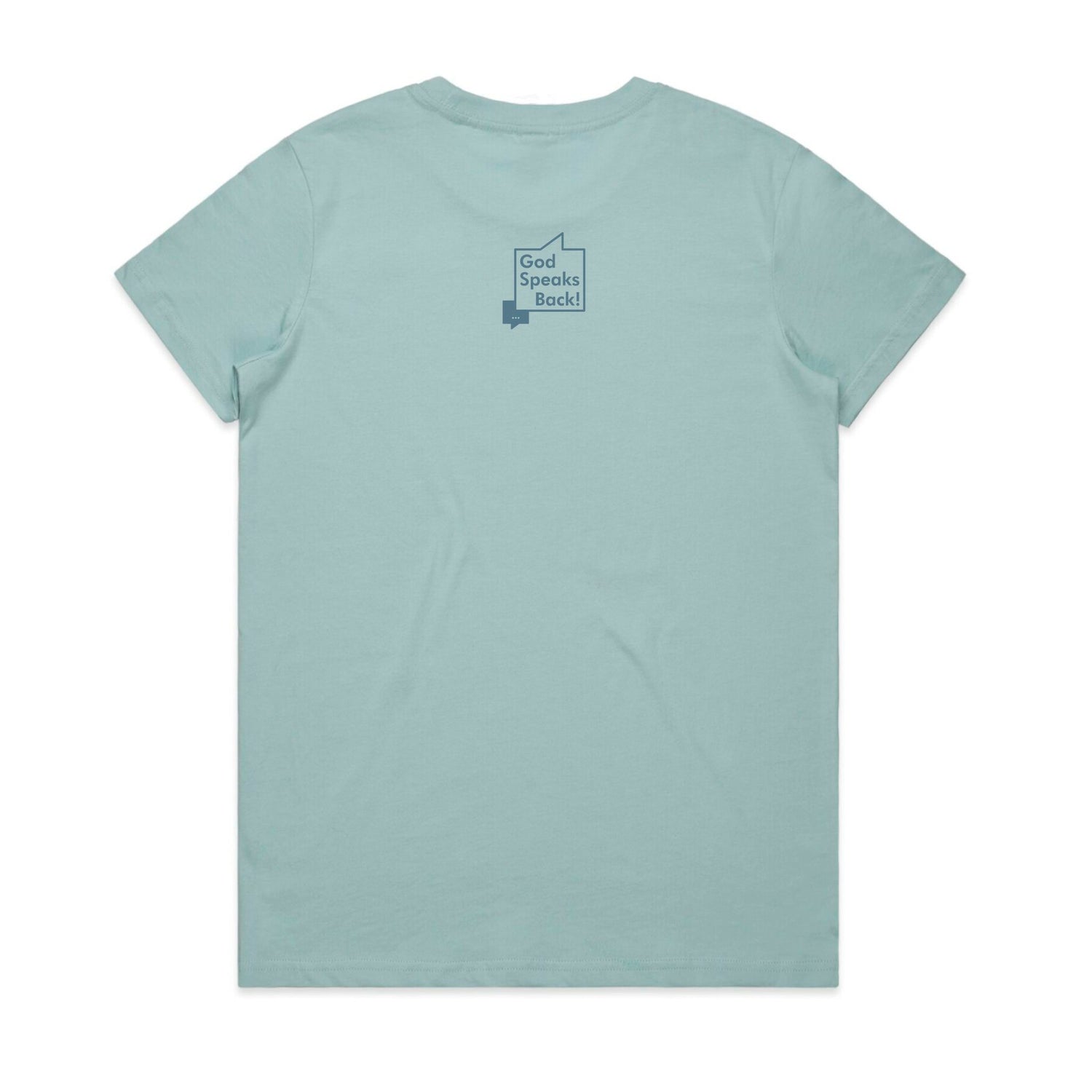 God says you're amazing Women's maple tee from God Speaks Back